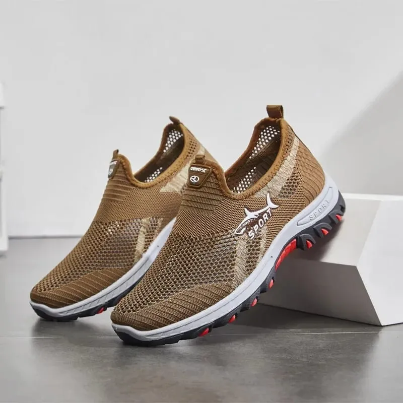 2026 Breathable Hiking Shoes Men Air Mesh Casual Sneakers For Outdoor Lightweight Casual Shoes Men New Fashion Walking Shoes — image 3