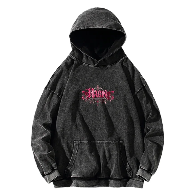 Marin My‑Dress‑Up Darling Anime Retro Hoodies Y2k Gothic Washed Streetwear Men Women Long Sleeves Oversized Cotton Hooded Tops — image 3