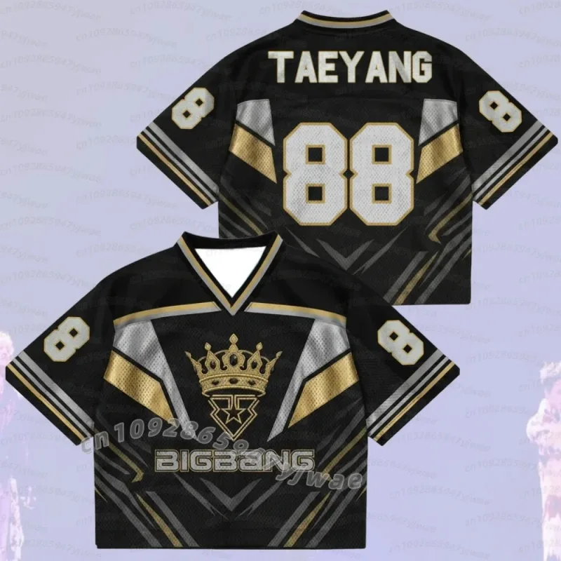 26 男性女性 Bigbang 2026 ワールドツアー混合メッシュジャージストリートコンサートファンジャージ Tシャツ半袖 Tシャツ男性パーカー — image 10