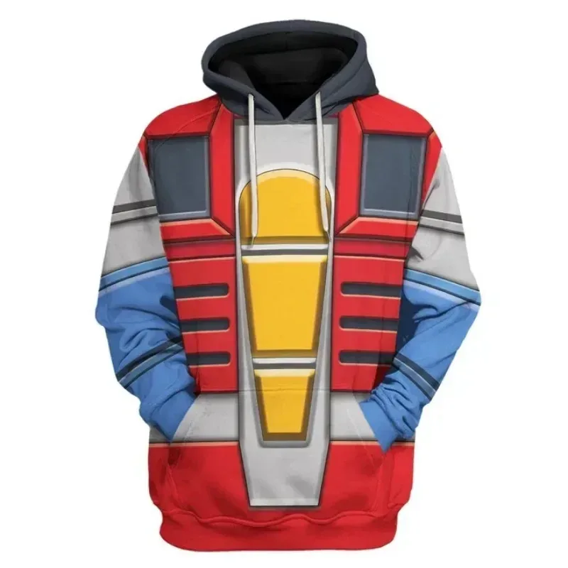 Bandai Brand's New 2026 Autumn-winter Collection Features A Stylish Cosplayer Men's Hooded Sweatshirt Inspired By Transformers