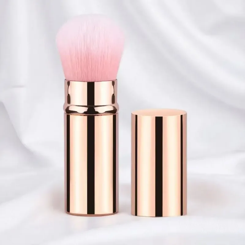 Set Kuas Rias Portabel Bepergian dengan Tas Penyimpanan Kuas Foundation Blush Kuas Kosmetik untuk Perlengkapan Kecantikan Dalam Perjalanan — image 12