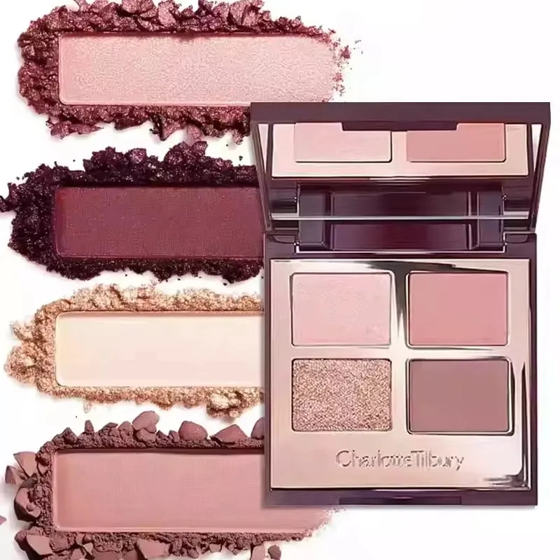 Роскошная палитра Charlotte Tilbury Pillow Talk Lidschatten Palette Nude Pink 4 в 1 Langanhaltend Matt Schimmernd Augen Makeup — image 3