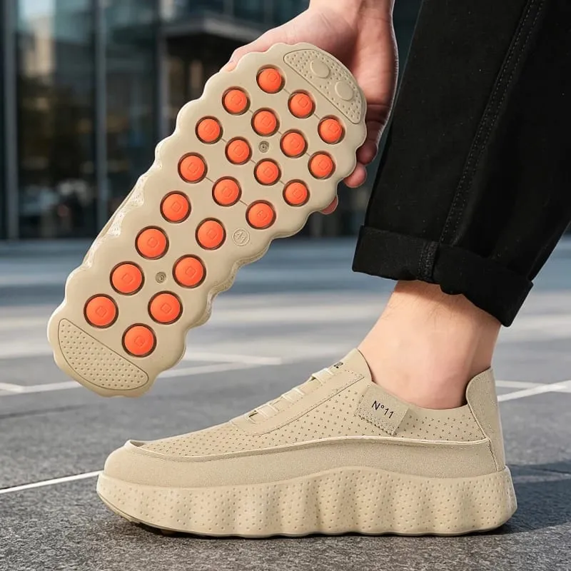 Outdoor Walking Jogging Footwear Sneakers New Casual Shoes Autumn Men Chunky Platform Non Slip Male Breathable Running Shoes — image 4