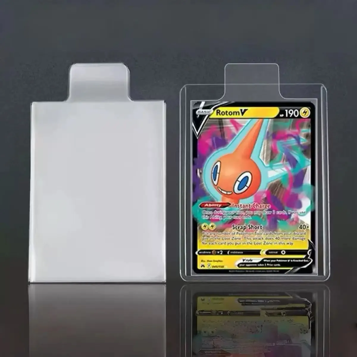 65*90mm 100db domború játékok kártyahüvelyek Pokemon kártyákhoz Átlátszó játékvédő kereskedő mappa toktartó gyerekjáték ajándék — image 1