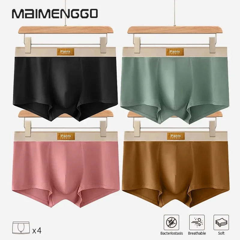 Cueca masculina de algodão boxershorts hombre calcinha homem respirável sexy esportes conforto boxers masculinos tamanho grande L-7XL — image 19
