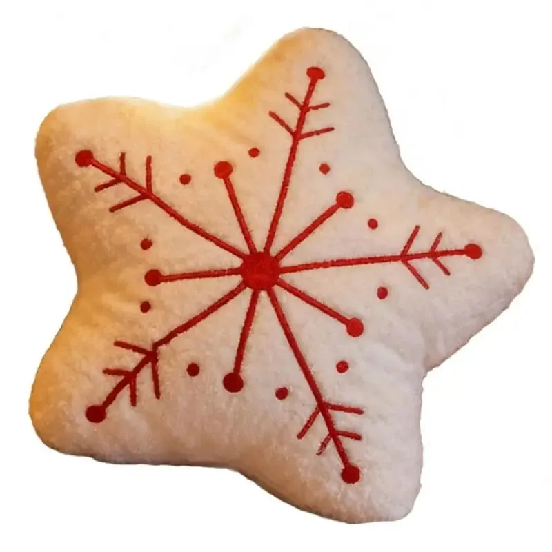 U13F Christmas Plush Pillow Soft Holiday Cushion for Warm Kids Room Seasonal Decors — image 7