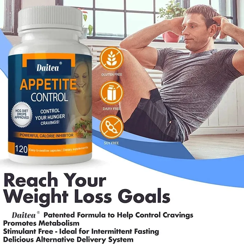 Kapsle Daitea Appetite Control – organický vitamín C chitosan (90 % DAC) Metabolismus Posílení spalování tuků Nízký obsah tuku — image 3