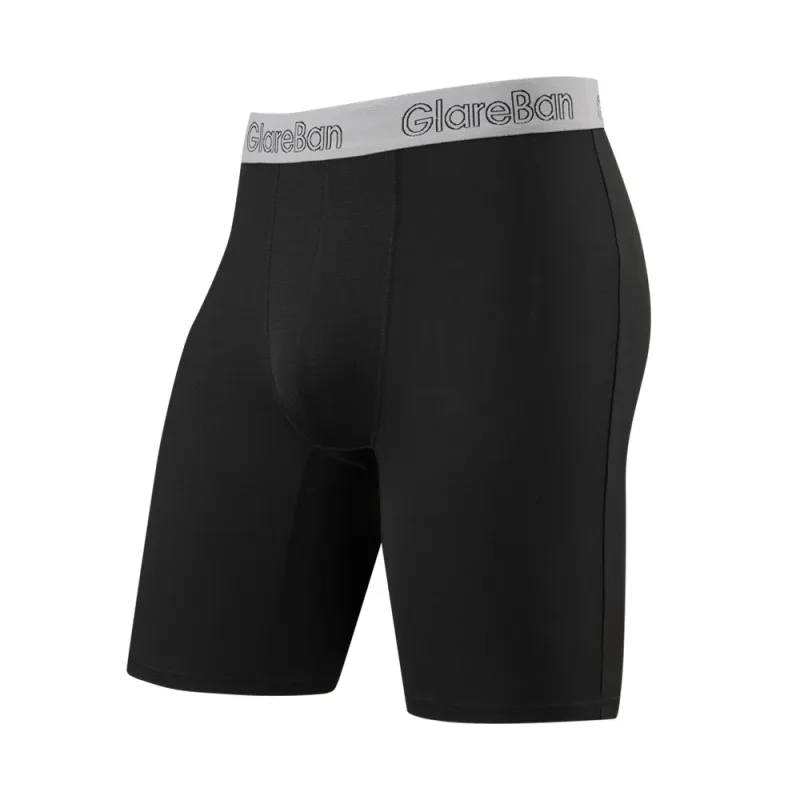 4 Pieces Mixed Colors Quick-Dry Long Leg Boxer Briefs Underpants Underwear For Home And Sports Hight Quality Male Panties Pants — image 36