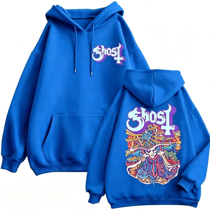 Ghost Band Graphic Zipper Hoodies Men Women Fashion Y2k Oversized Zip Up Sweatshirts Gothic Rock Hip Hop Pullovers Streetwear — image 14