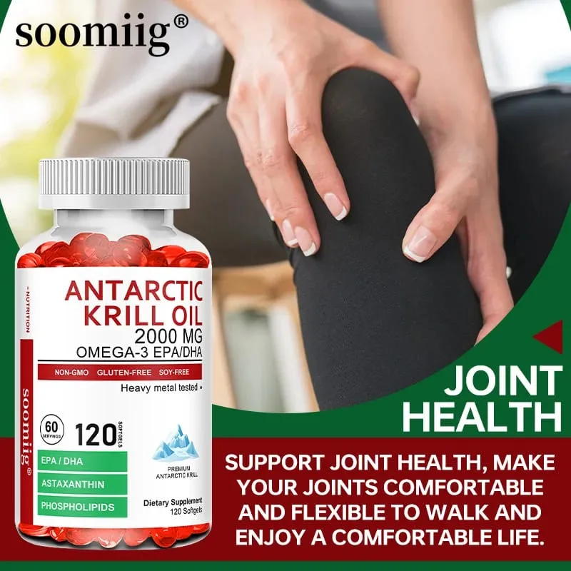 Antarctische krilloliecapsules 2000 mg Omega-3 EPA & DHA met astaxanthinesupplement afkomstig van rode krill Maximale sterkte — image 6