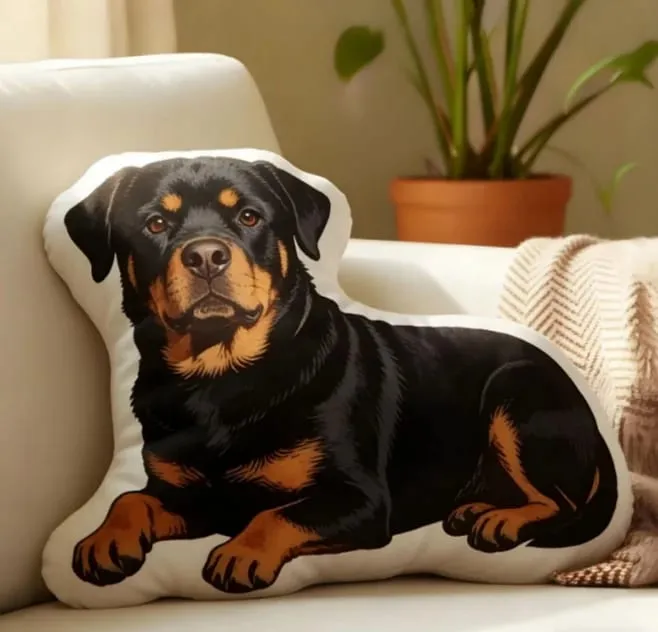 3D printed simulation dog pillow funny pet shaped pillow living room bedroom soft decoration personalized holiday gift — image 27