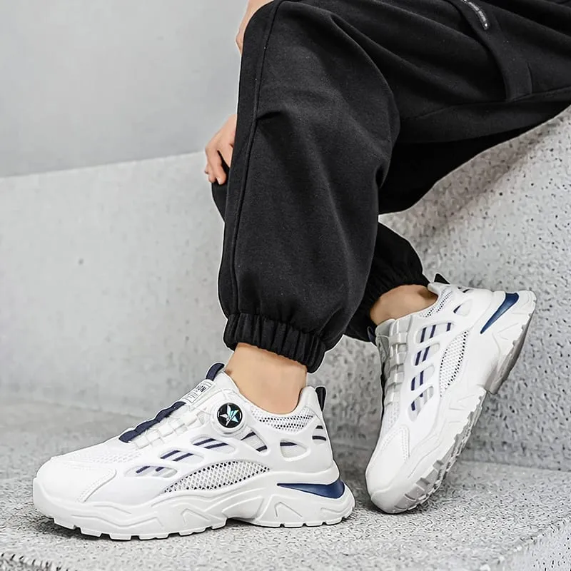 Men's Summer Breathable Sneakers Versatile Dad Shoes Casual Footwear New Student 2026 Rotate the Button — image 6