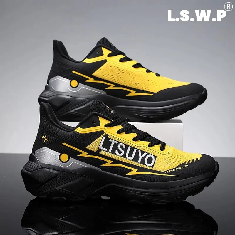 Men's Running Shoes High-Rebound Cushioning Technology Autumn and Winter Sports Shoes Lightweight Non-Slip Sneakers for Running Walking and Training — image 4
