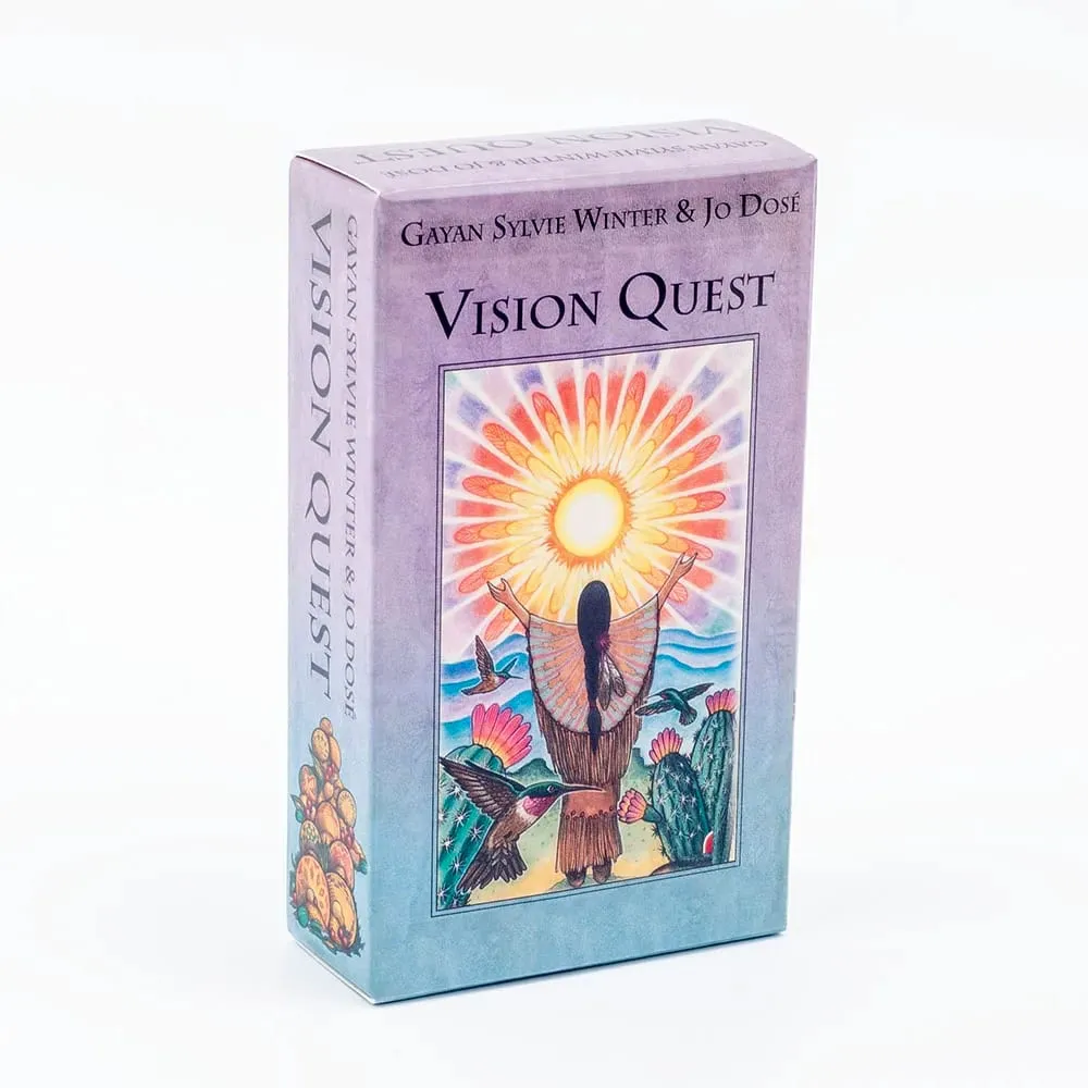 Hot Sales Vision Quest Tarot 78-Card Deck 10.3*6cm Fate Divination Tarot Cards FortuneTelling Card Games Party Board Game — image 2