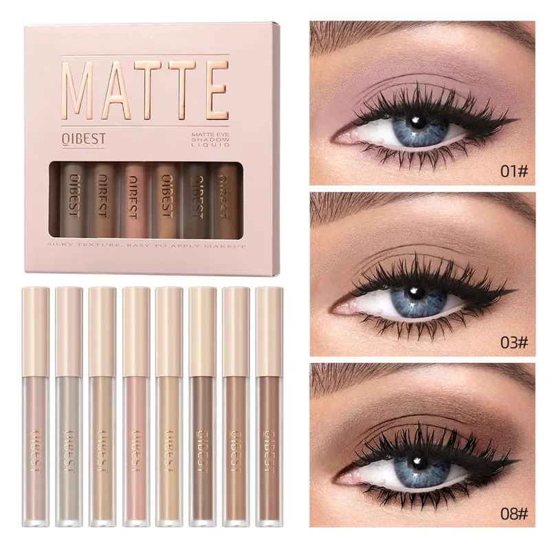 Liquid อายแชโดว์ครีม Smooth Eye แต่งหน้าอายแชโดว์กันน้ำยาวนาน Stick Blush Dual Purpose Contour ชุดเครื่องสำอางค์ — image 3