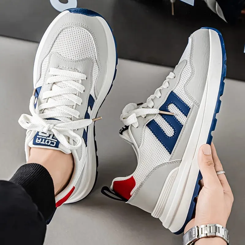Wide Width Mens Casual Sports Free Shipping Hiking Shoes Retro Trail Running Non Slip Lace Up Walking Sneakers Unisex Outdoor — image 2