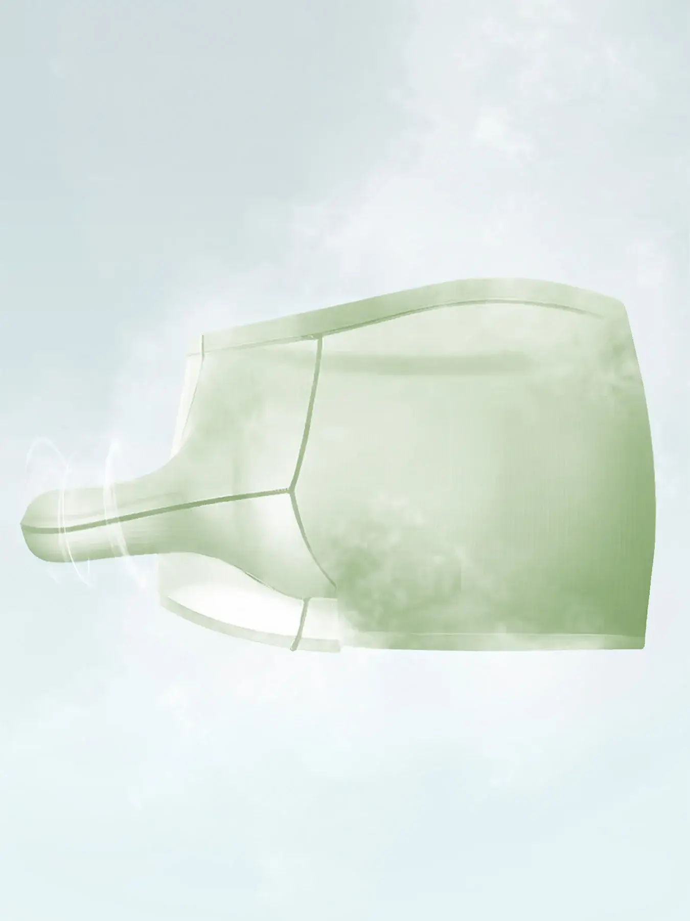 Transparante boxershort Heren Sexy ondergoed Ultradunne onderbroek See Through Ice Silk Knickers Glad glanzende lingerieshort