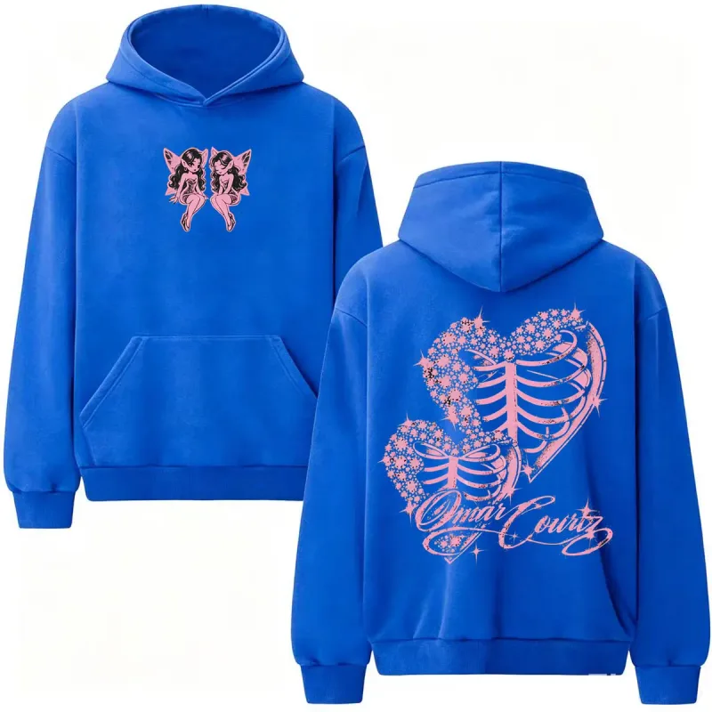Omar Courtz Por Si Manana No Estoy Tour Hoodies Men Women Harajuku Hip Hop Street Sweatshirts Casual Fleece Long Sleeve Pullover
