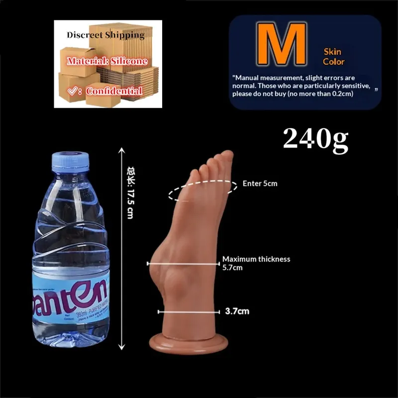 Enorme Voeten Stijl Anale Plug Grote Siliconen Kont ButtPlug Diepe Masturbator Dildo Dilatator Stimulator Anale Dildo Adult Sex Toy Voor vrouwen — image 11