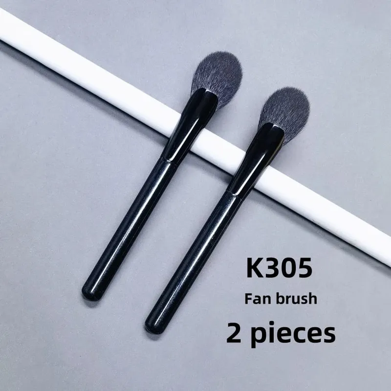 Vějířový štětec na make-up Zvýrazňovač obličeje Shadow Kozí chlupy Blush Pudr štětce na make-up Pro Základní kosmetické nástroje — image 8