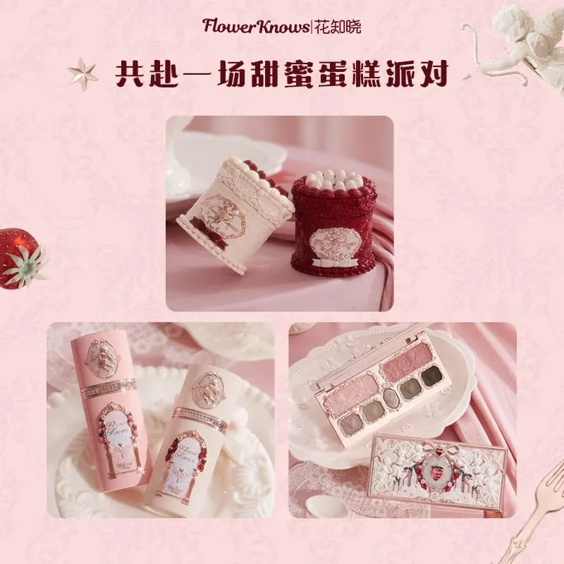 花知道禮盒彩妝套裝小天使全套盒唇釉腮紅貝殼飾品花知道生日禮物套裝