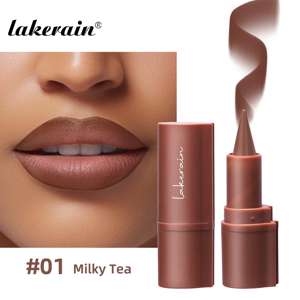Lakerain Lip Liner Matte Zwart Bruin Fluwelen Lippenstift Waterdicht Niet Kleverig Contouring Tint Lipliner Crayon Lip Makeup — image 8