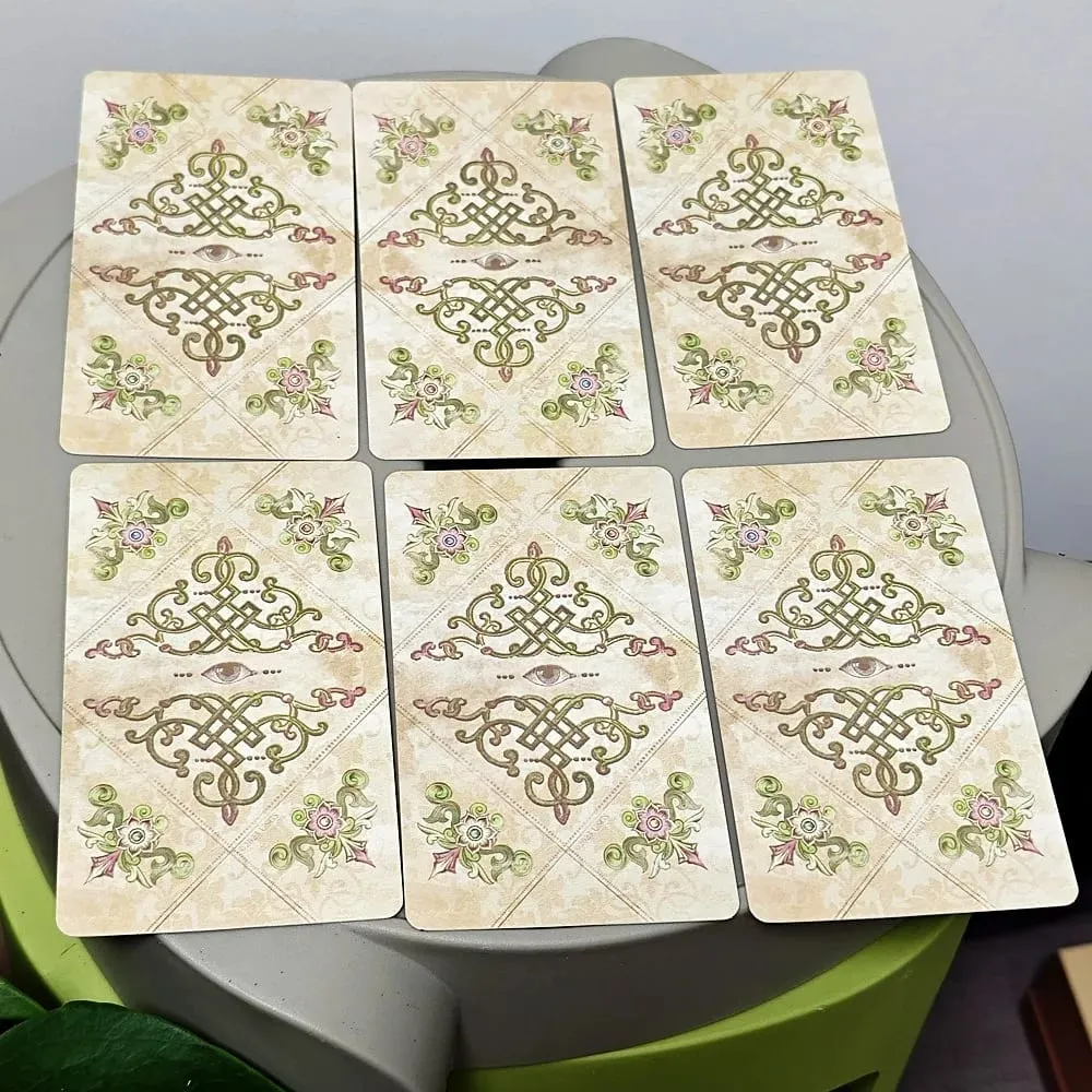 Dek Tarot Gaya Lama Timbul Dua Sisi 79 Buah Ilustrasi Antik Sorot Simbolisme Jelas Dikemas Dalam Kotak Kaku 12*7Cm — image 4