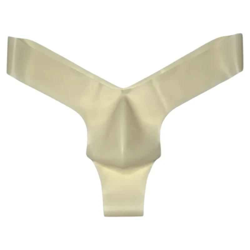 Transparent Latex Thongs For Men Briefs For Men Latex Underwear Brand New Condition G-Strings Underwear Low Waist Briefs