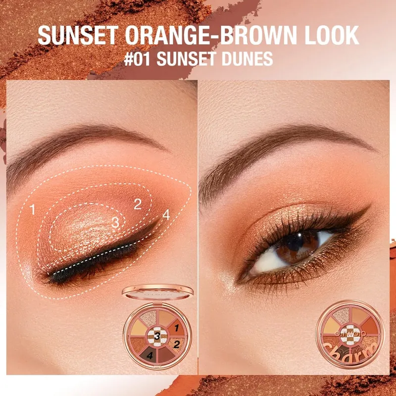 O.TW O.O-Juego completo de maquillaje, máscara resistente al agua, delineador de ojos, base, crema BB, cojín de aire, corrector, lápiz labial, primera capa facial, conjunto de cosméticos