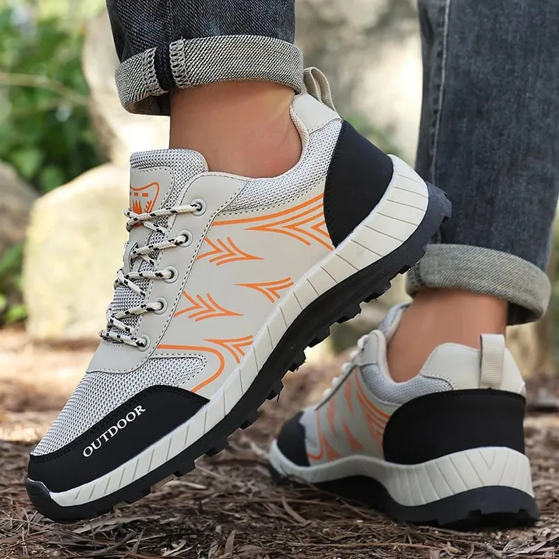 Men's High Quality Hiking Shoes Outdoor Trainers Climbing Shoe Male Trekking Sneakers Anti-slip Tactical Sports Walking Footwear — image 3