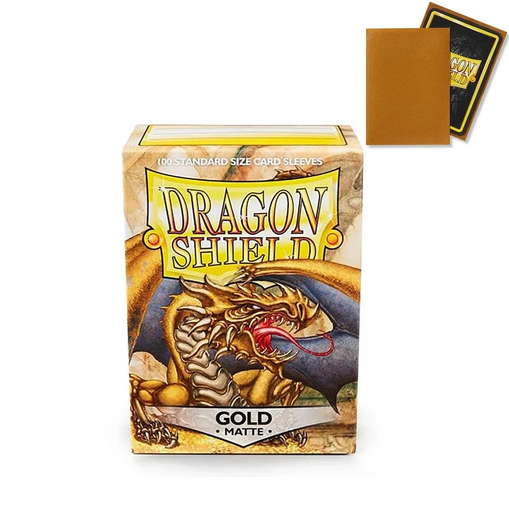 100 개/상자 66x91mm MTG/PKM/YGO/TCG 보드 게임 카드 슬리브 용 표준 크기 Demark Dragon Shield 무광택 카드 슬리브 — image 2