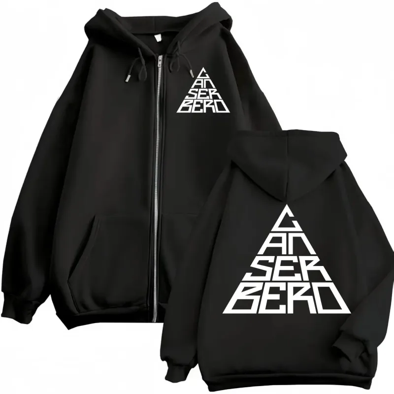 Canserbero Allt vi behöver är kärlek Muerte Vida Merch Zipper Hoodie Herrmode Hip Hop Zip Up Sweatshirts Casual Fleece Pullovers