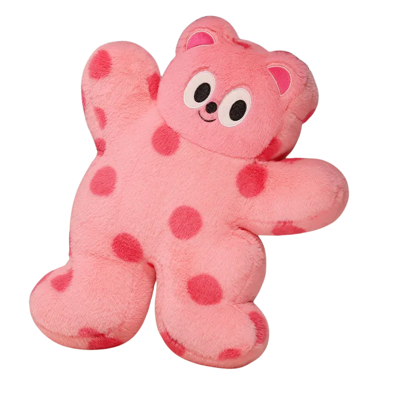 Celebridade feminino flor travesseiro sofá decoração kawaii gato urso almofada animais de pelúcia arco-íris floral aro coelho brinquedo de pelúcia natal — image 9