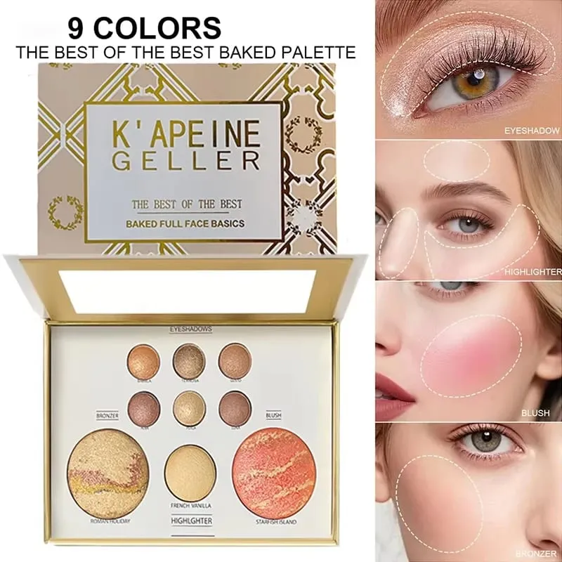 Kit Permulaan Tuscan Dreams Holiday Baked (4PC)-- Asasi Palet Mekap Muka Penuh dengan Berus Edisi Terhad — image 3
