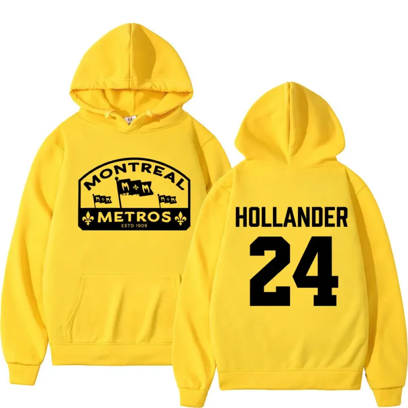 Heated Rivalry Shane Hollander 24 Montreal Metros Hoodies Men Women Clothing Hip Hop Fashion Sweatshirts Long Sleeves Pullovers