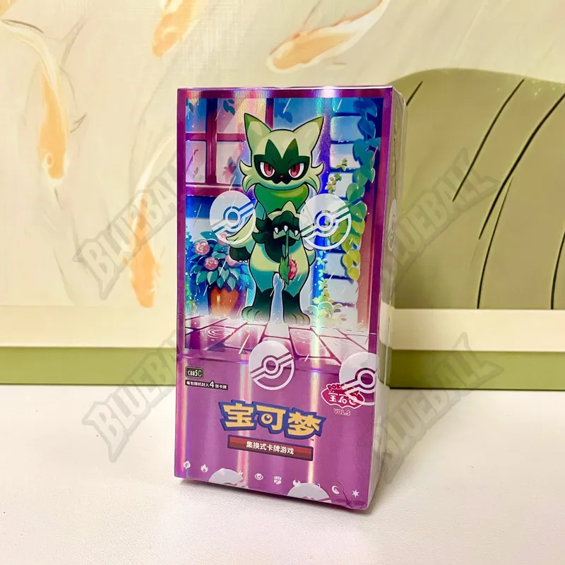 Oryginalny pokemon Scarlet Violet Gem Pack Vol6 cienkie pudełko TCG kolekcjonerskie bitwy karty kolekcjonerskie uproszczona chińska wersja zabawki prezent — image 4