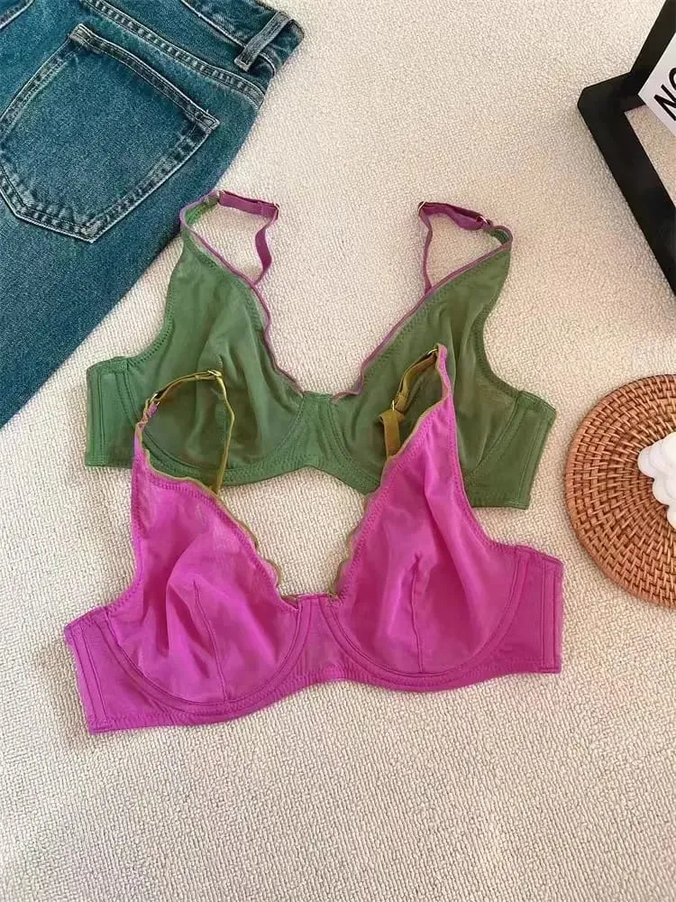 Buong Coverage Minimiser Bra para sa Malaking Bust Ultra Manipis na Seamless Wireless Lift & Support Anti Sag Set BANERDANNI S-2XL 32-40 ABC — image 6