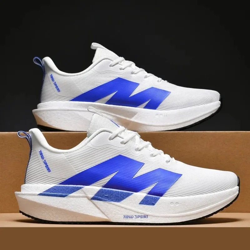 Men Marathon Running Shoes Carbon Board Speciality Sports Breathable Lightweight Women's Comfortable Athletic Sneakers Original — image 1