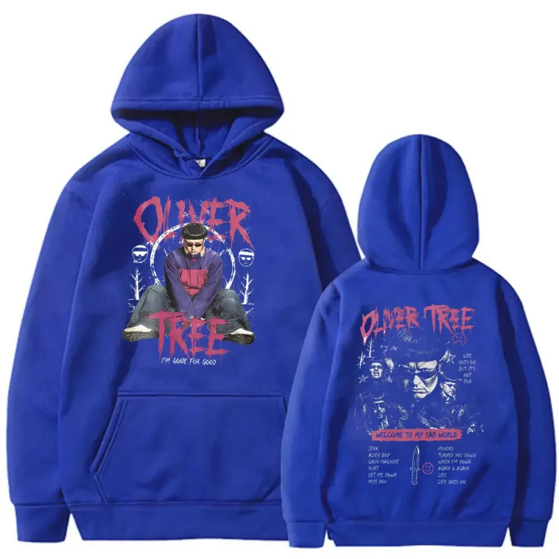 Oliver Tree Hoodies A vida continua 1993-2026 fãs presente pullovers roupas masculinas moda hip hop oversized casual moletom com capuz
