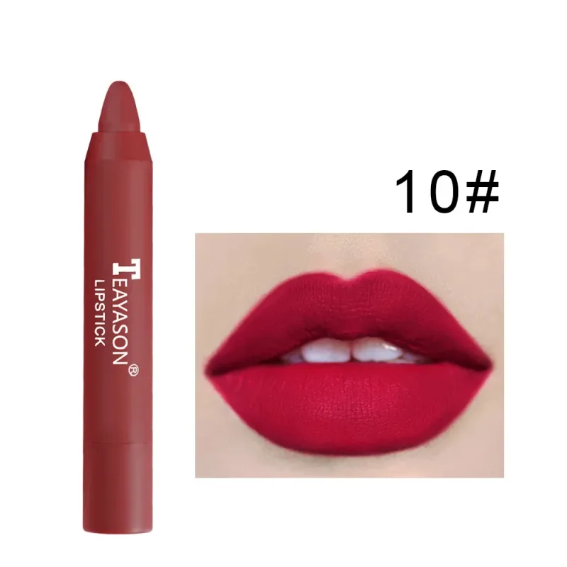 12 Colors Velvet Matte Lipsticks Pencil Waterproof Long Lasting Sexy Red Lip Stick on-Stick Cup Makeup Lip Tint Pen Cosmetic — image 14