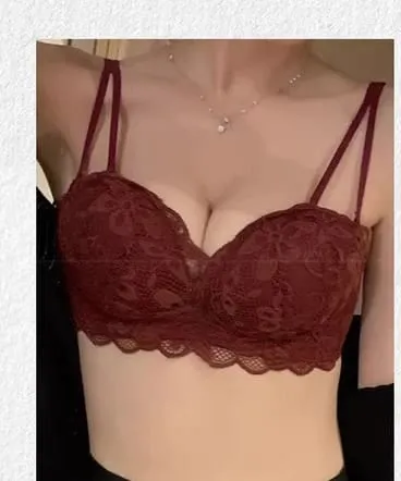 Conjunto de lencería push-up para mujer, sujetador ligero suave sin aros, soporte lateral, cómodo, Sexy, encaje excelente, ropa interior — image 6