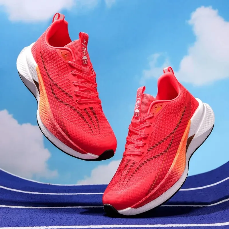 Men Carbon Plate Running Shoes Breathable Women Athletic Tennis Sneakers Cushion Sport Trainers Outdoor Marathon Jogging Shoes — image 13