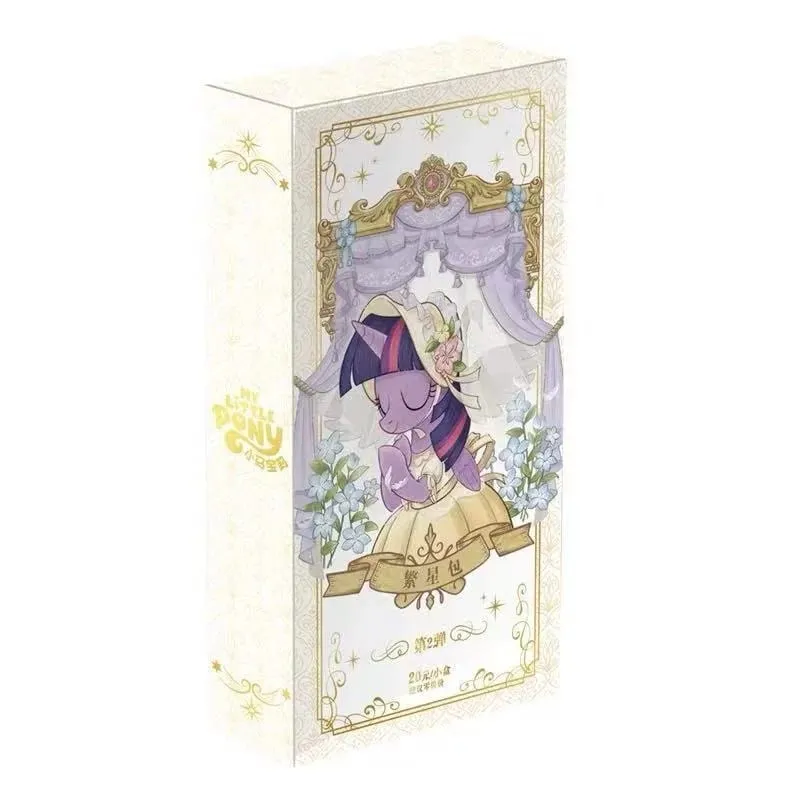 Autêntico novo my little pony série cartões colecionáveis amizade para sempre cartões brilhando lua 11 anime mercadoria presente — image 33
