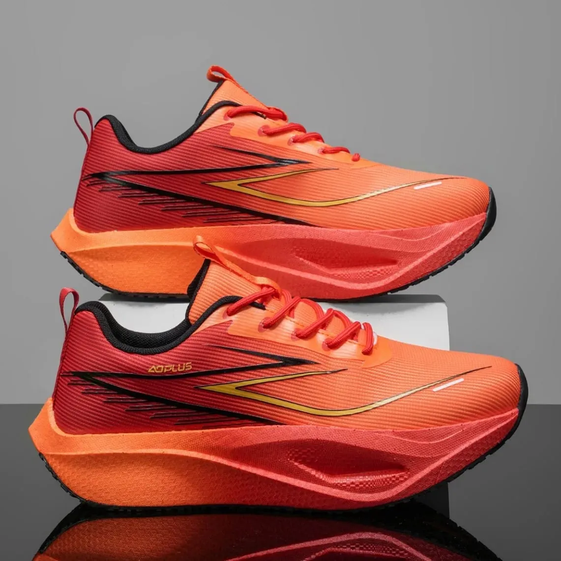 Men Women Carbon Plate Running Shoes Marathon Air Cushion Breathable Lightweight Athletic Walking Sports Sneakers — image 2