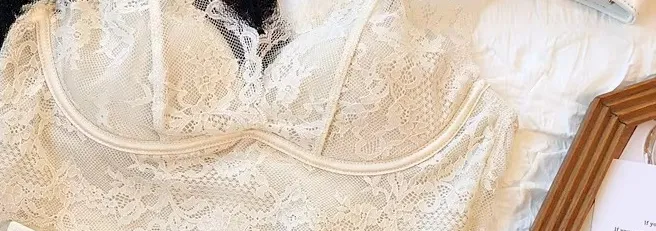 Conjunto de bralette de encaje: sujetador antiflacidez inalámbrico, lencería transpirable ajustable, sin aros, comodidad, ropa diaria delgada y sexy — image 13