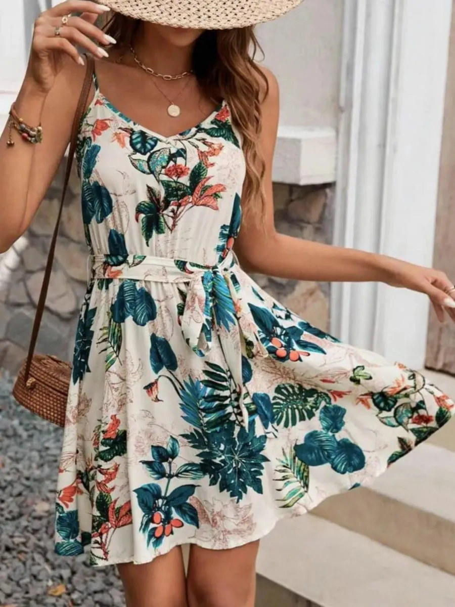 Een riemjurk voor dames in Boheemse stijl, geschikt voor vakanties en buitenactiviteiten, comfortabel en modieus. — image 2