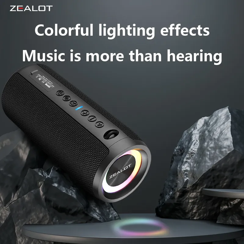 S51 Pro 40W trådlösa högtalare Utomhus Bärbar Subwoofer Högtalare 5200mAh Batteri 24 timmars speltid Hög stereo. — image 5