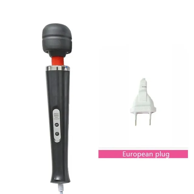 成人性玩具 AV 振動器強力魔棒 G 點刺激按摩器陰蒂振動器性玩具女性自慰黑狼新款 10 速魔棒按摩器大魔棒按摩棒 AV 振動器性感陰蒂女性性玩具歐元 — image 11