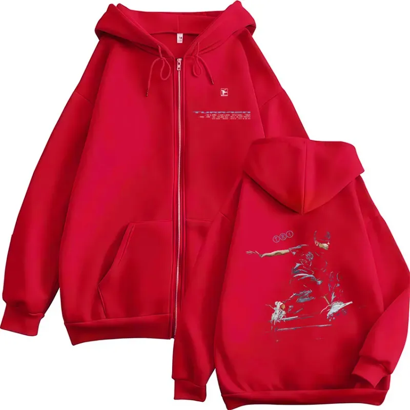 Rapper Trueno Turr4zo 2026 Tour Album Zipper Hoodies Men's Women Clothing Fashion Pullover Zip Up Hooded Sweatshirts Jacket Coat — image 9