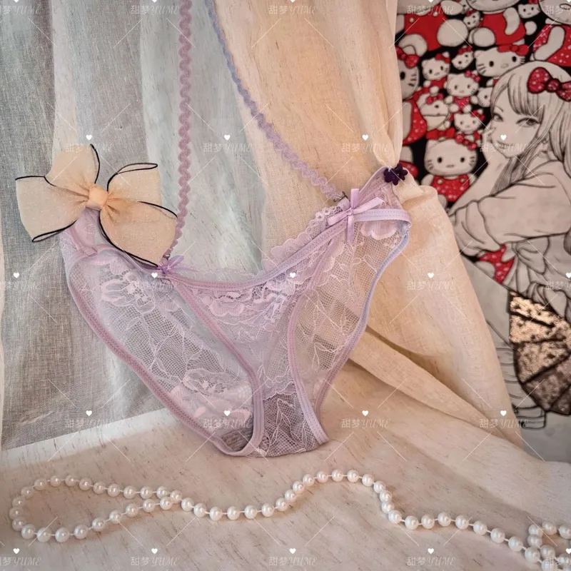 Purple Halter Bra Set Cross Strap Butterfly Detail Elegant Push Up Lingerie Kit For Women Soft Comfort Daily Wear — image 9